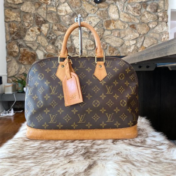 LOUIS VUITTON Monogram Alma PM Handbag Satchel - Picture 1 of 13